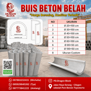 Buis Beton belah