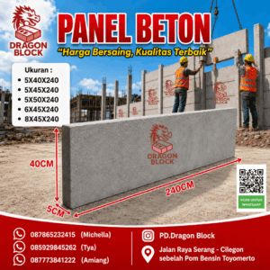 Pagar Panel Beton