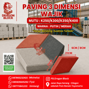 Paving 3 Dimensi Wajik